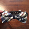 Wedding burly wood dog bow tie collar 