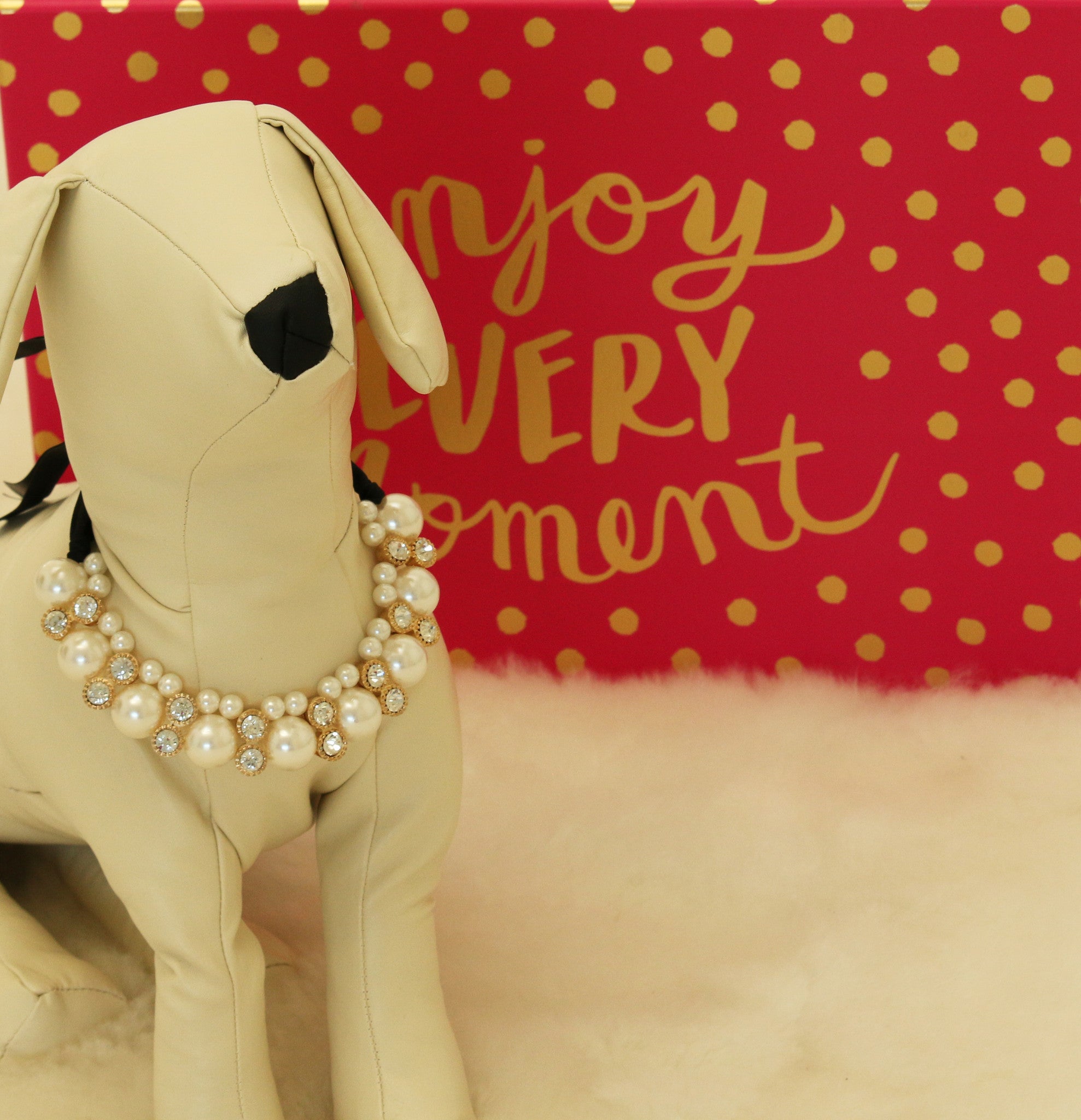 Dog jewelry, Pet Wedding accessories, Rhinestone and pearls, birthday, beaded Necklace , Wedding dog