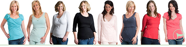 Nursing tops, breastfeeding tops