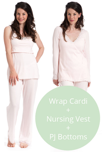 Nursing Pyjama Gift Set 3 piece
