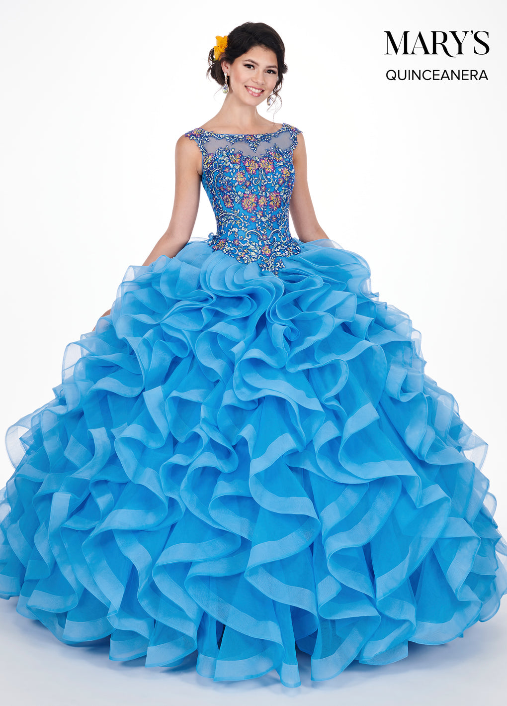 periwinkle quinceanera dress