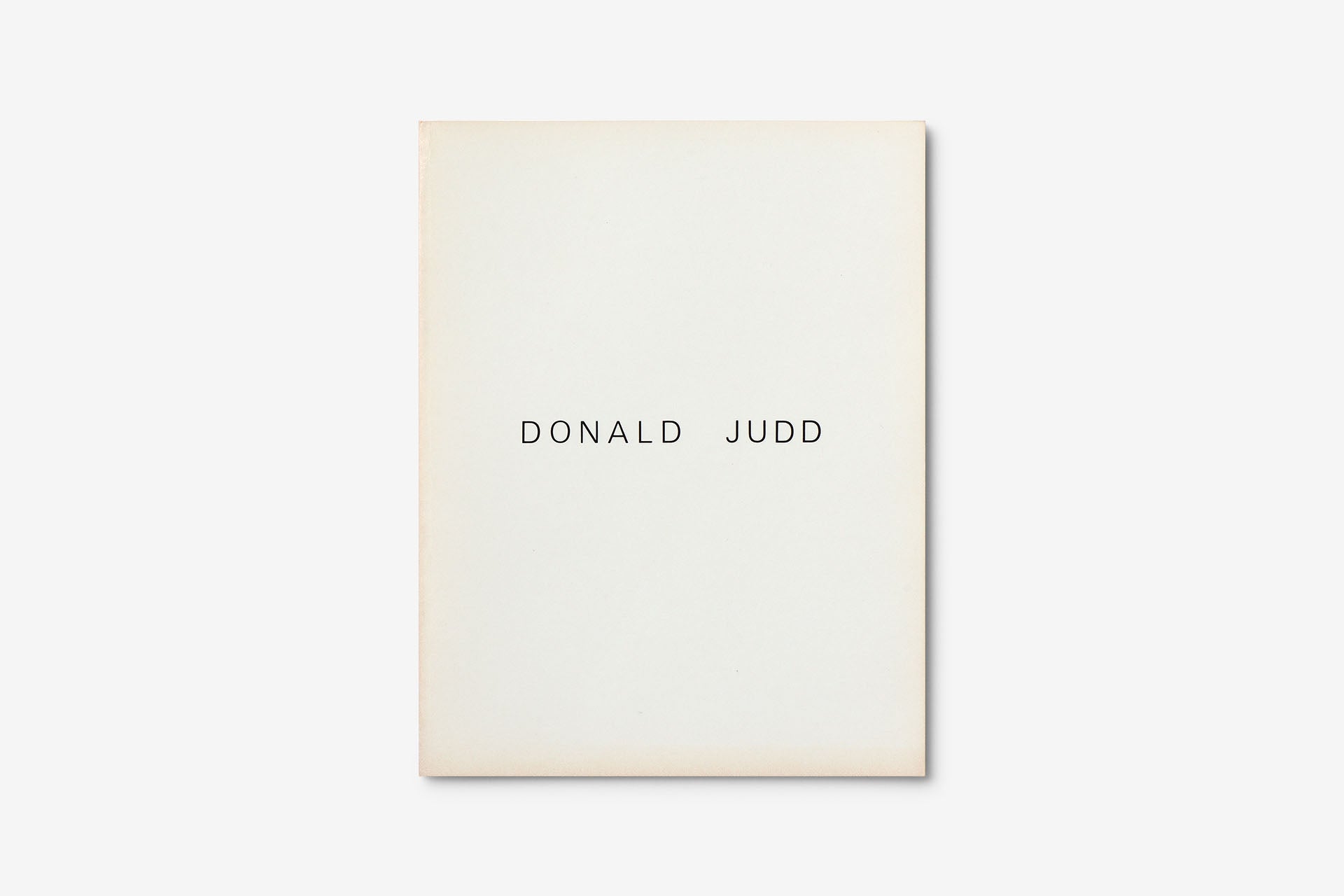 Donald Judd: 15 Works