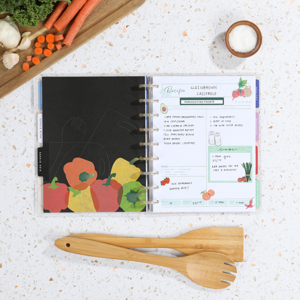 Cooking 101 Happy Planner Recipe Organizer