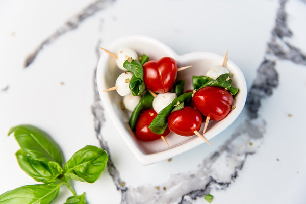 Heart Caprese Snack - Brandi Milloy