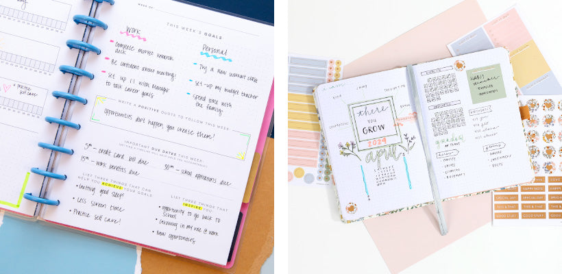 Guided Journals + Bullet Dot Grid Journals