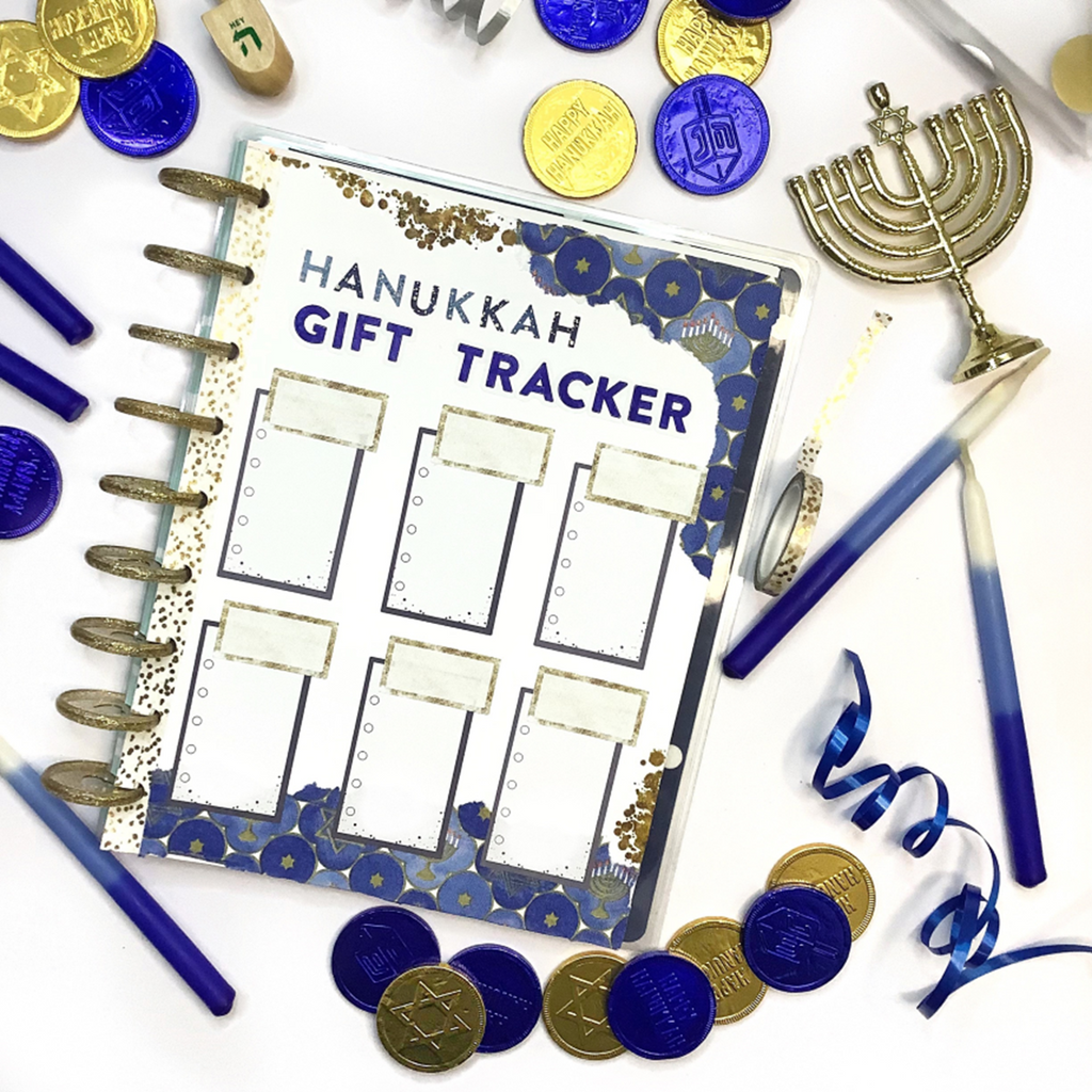 Hanukkah gift tracker