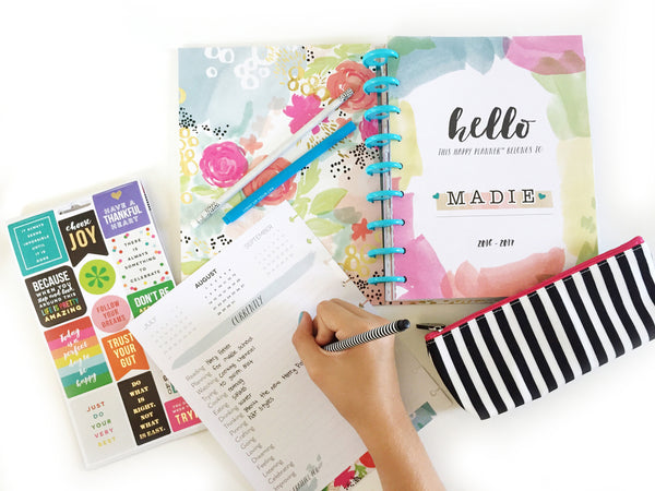 Happy Planner Ideas: How to Start Using a Planner this Year