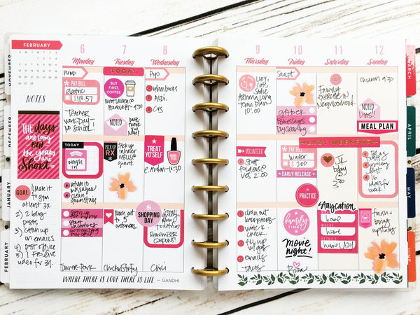 Happy Planner with Stickers