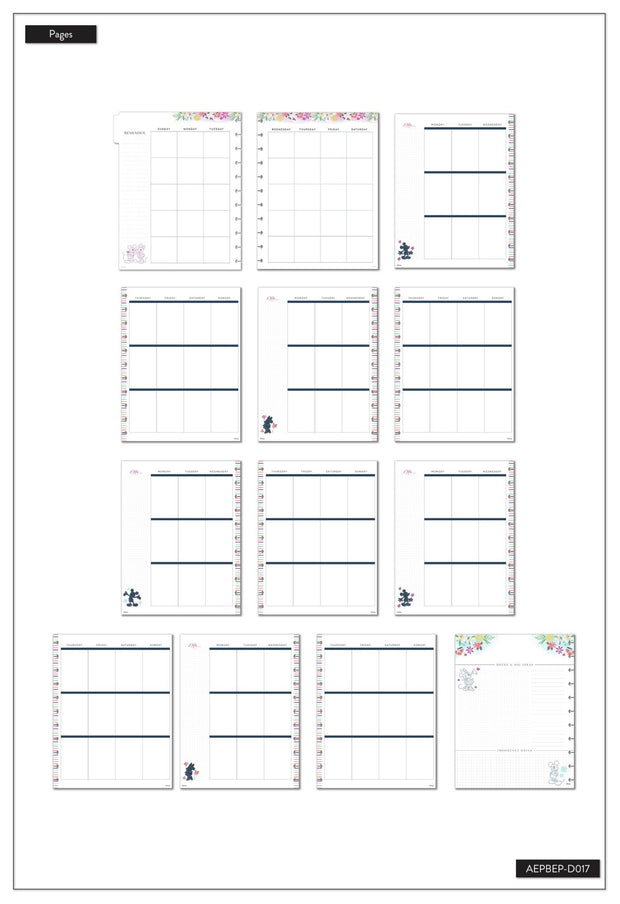 the happy planner undated disney c happy life mini dashboard happy plan