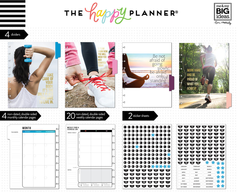 Fitness Extension Pack Classic The Happy Planner