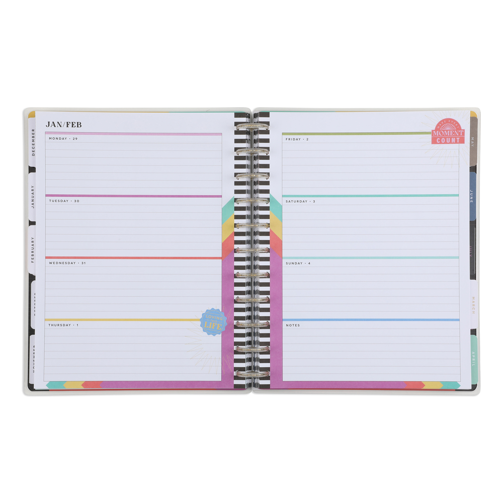 2023 Spread Some Happy Happy Planner - Big Horizontal Layout - 18 Mont –  The Happy Planner