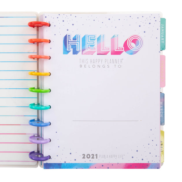 Download 2021 Piece of Magic Classic Vertical Color Block Happy Planner® - 12 M - The Happy Planner