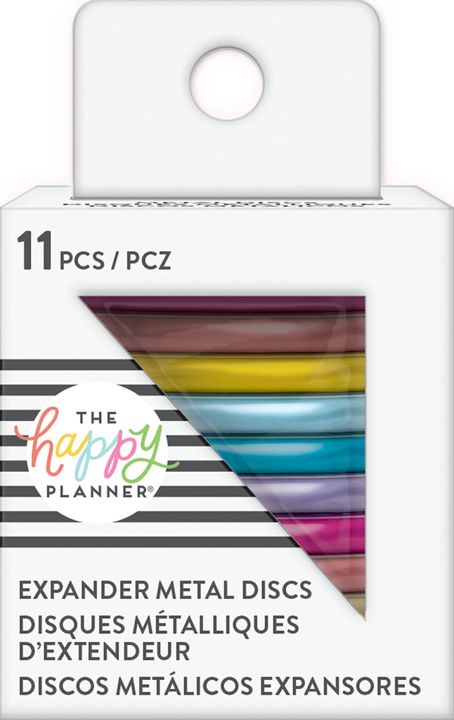 Happy Planner Medium Metal Expander Discs Rainbow  ̹ ˻