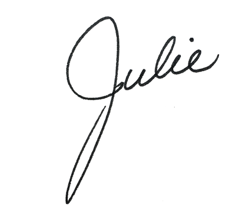 Julie Arvans signature