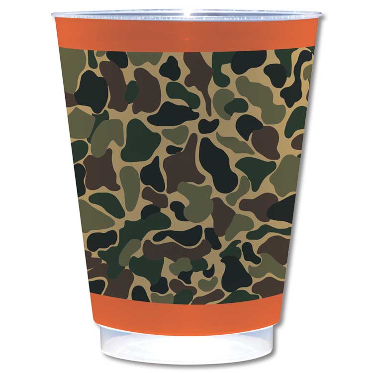 Kevin's Camo Custom Frosted Shatterproof Cups 8 Pack-HOME/GIFTWARE-Alexa Pulitzer-FULL CAMO-Kevin's Fine Outdoor Gear & Apparel