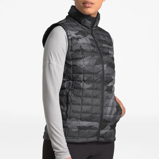 north face women's gray vest