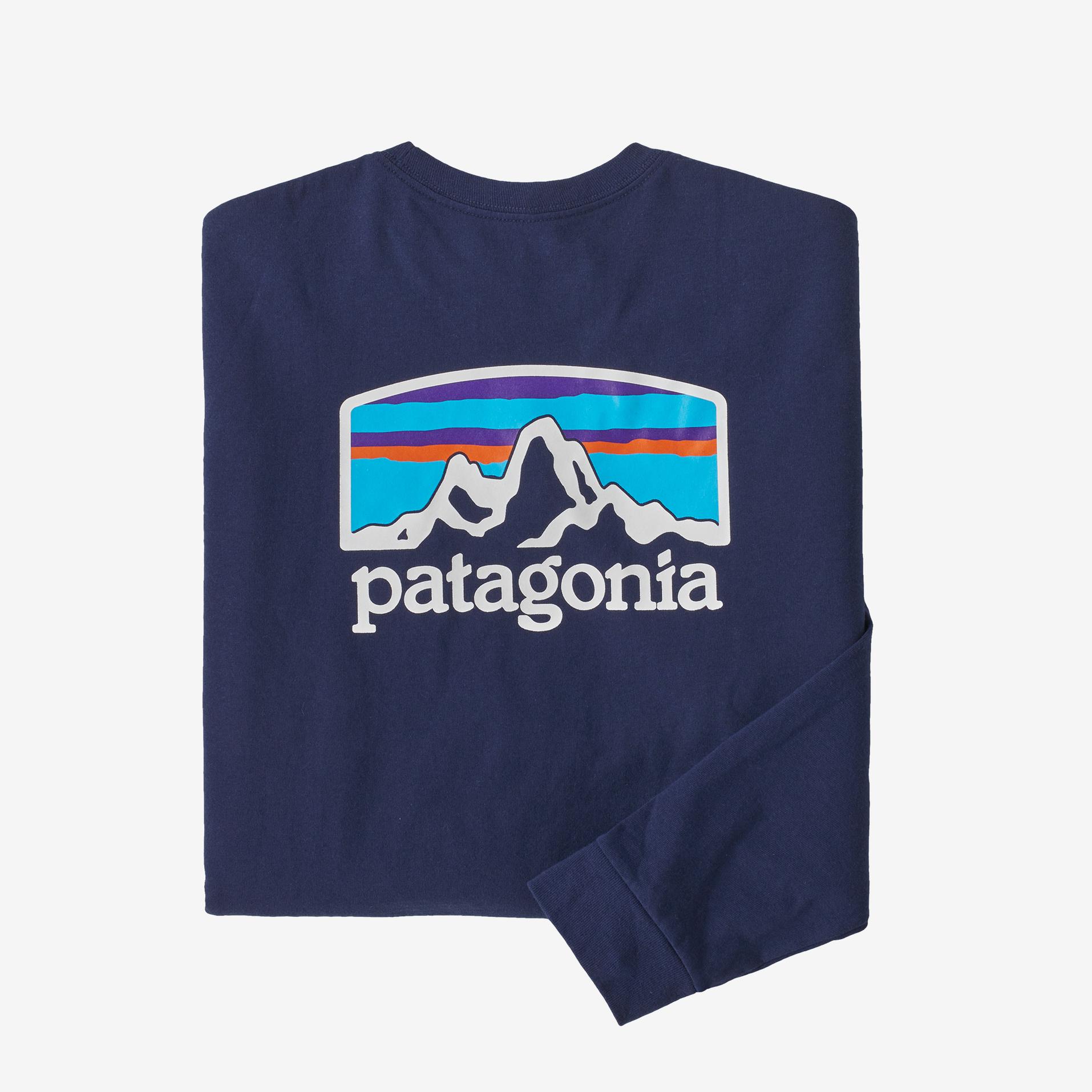 Image of Patagonia Men's Long Sleeve Fitz Roy Horizons Responsibili-Tee ,JJ :l patagonia 