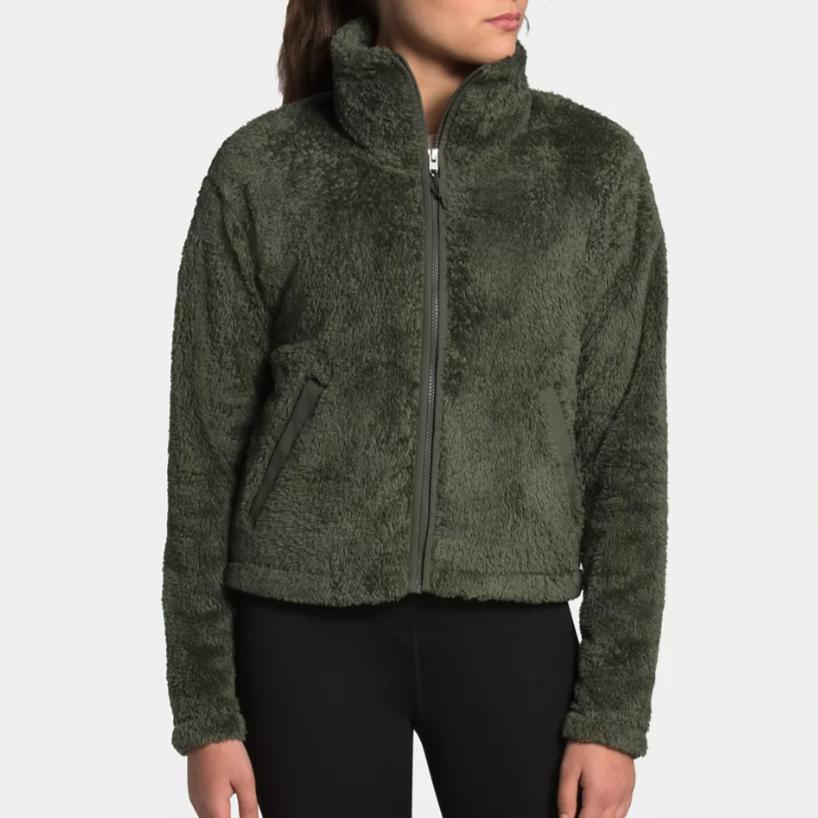 women's furry fleece jacket
