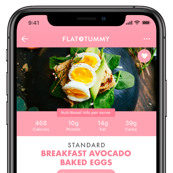 Flat Tummy App: Meal Plan Options