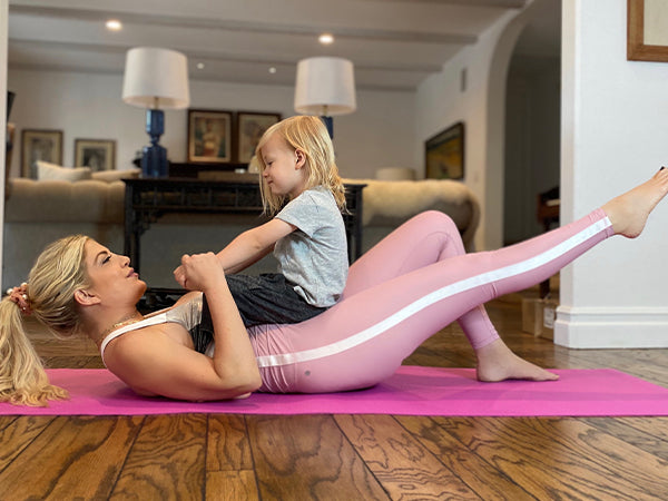 Working out at home