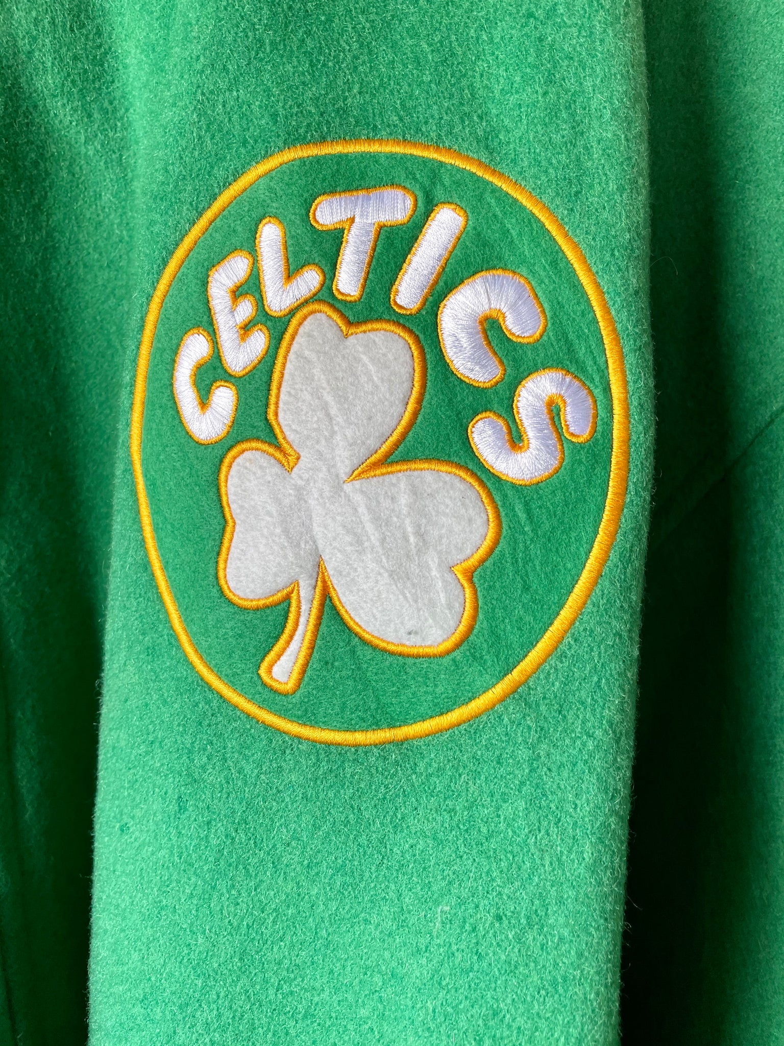 mitchell and ness celtics wool jacket