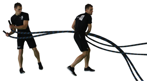 Grappler Hip Toss Battle Rope