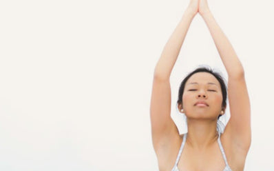 Woman practicing yoga