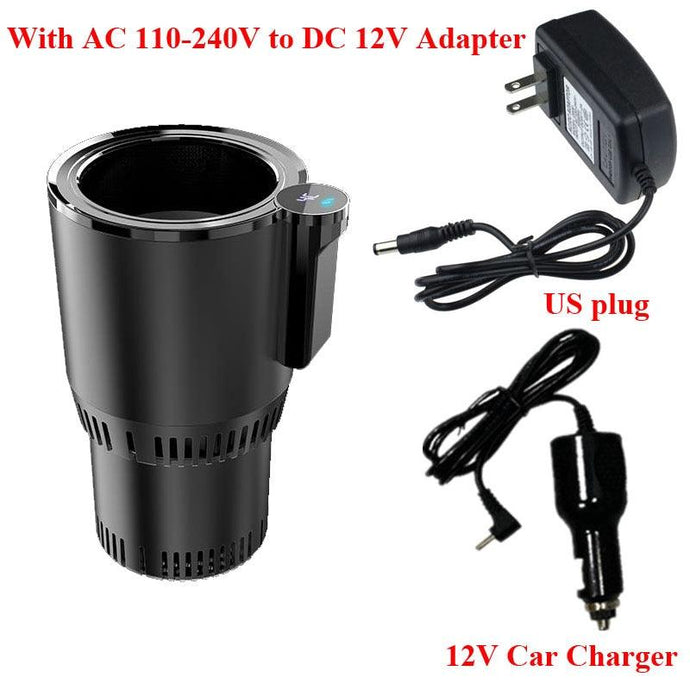2-in-1 Smart Cooling Heating Car Cup with Temperature Display - www.technoviena.com