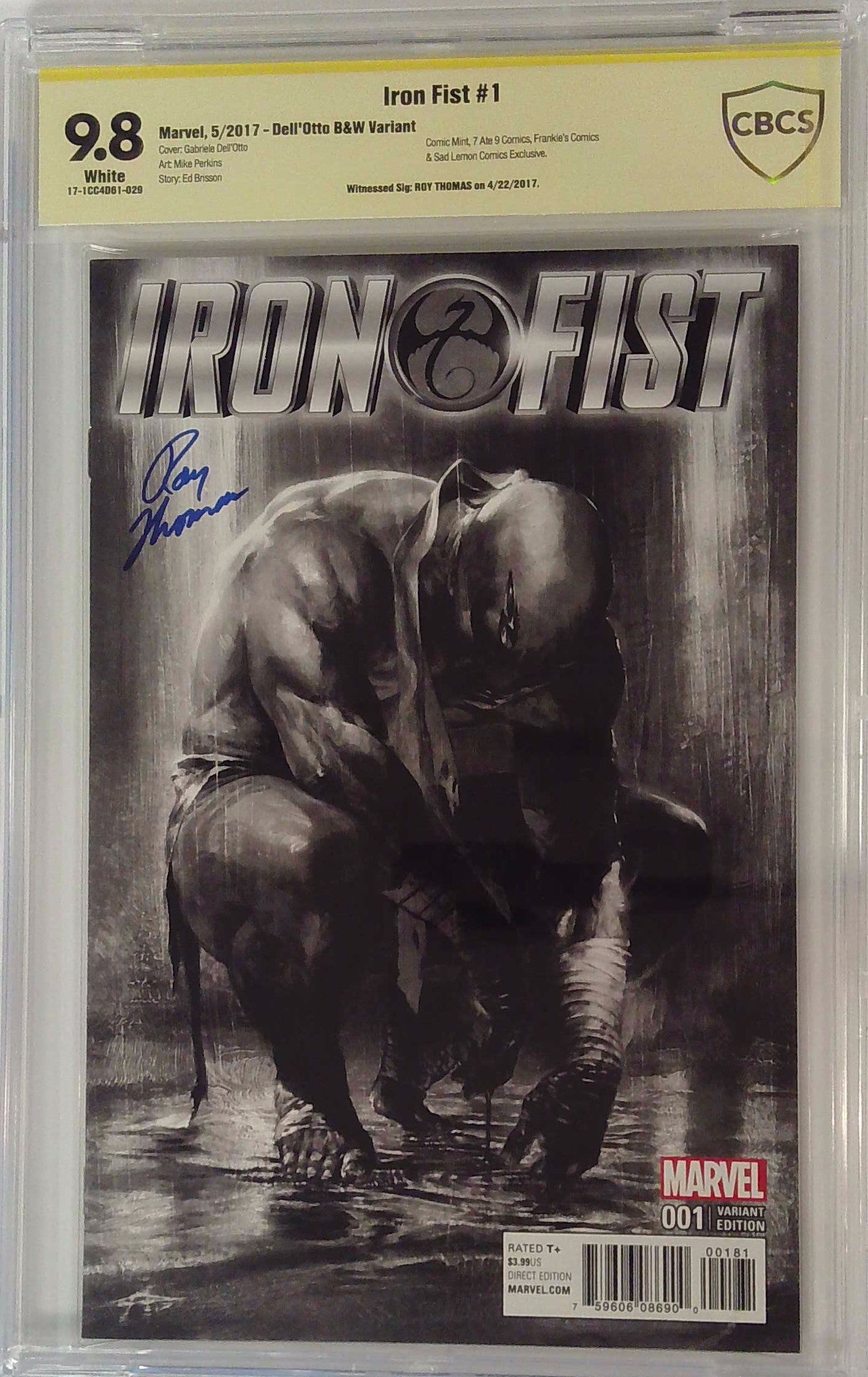 Iron Fist 1 9 8 Cbcs Yellow Label Clan Mcdonald Comics