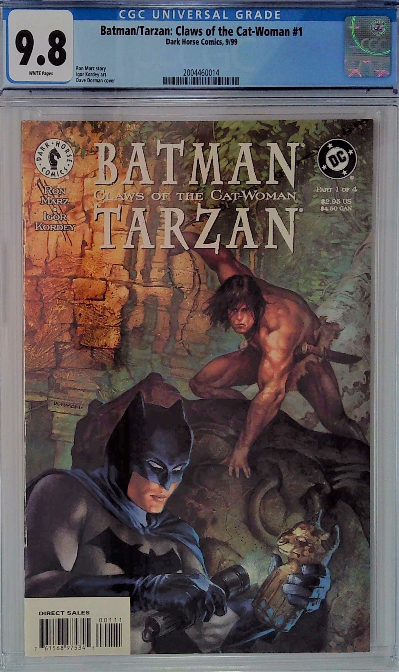 Batman/Tarzan: Claws of the Cat-Woman #1 CGC  Blue Label – Clan McDonald  Comics