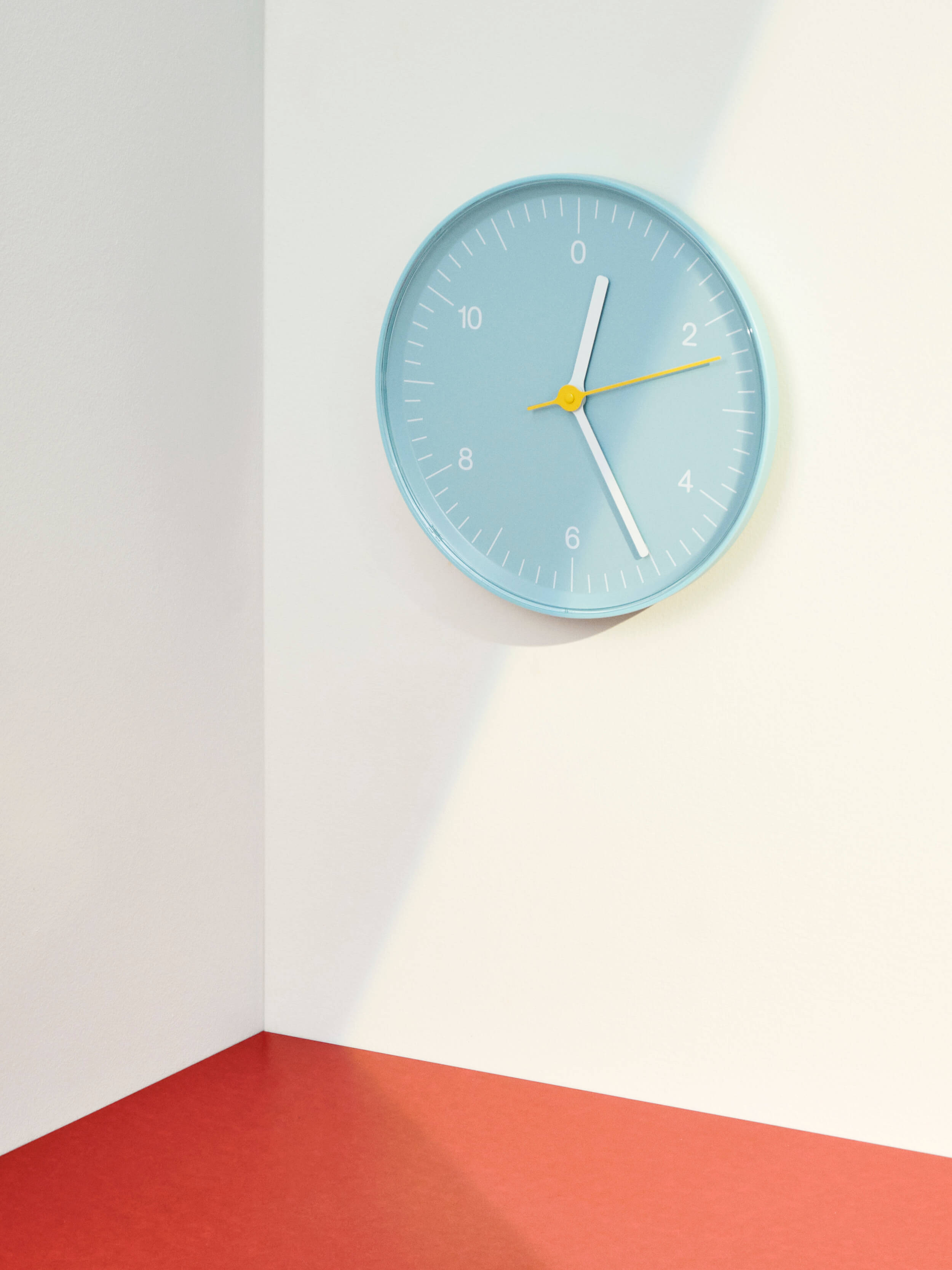 Table Clock - White | Quiet & Dual-Function | By HAY