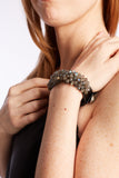 Goti Leather Bracelet with Labradorite Beads