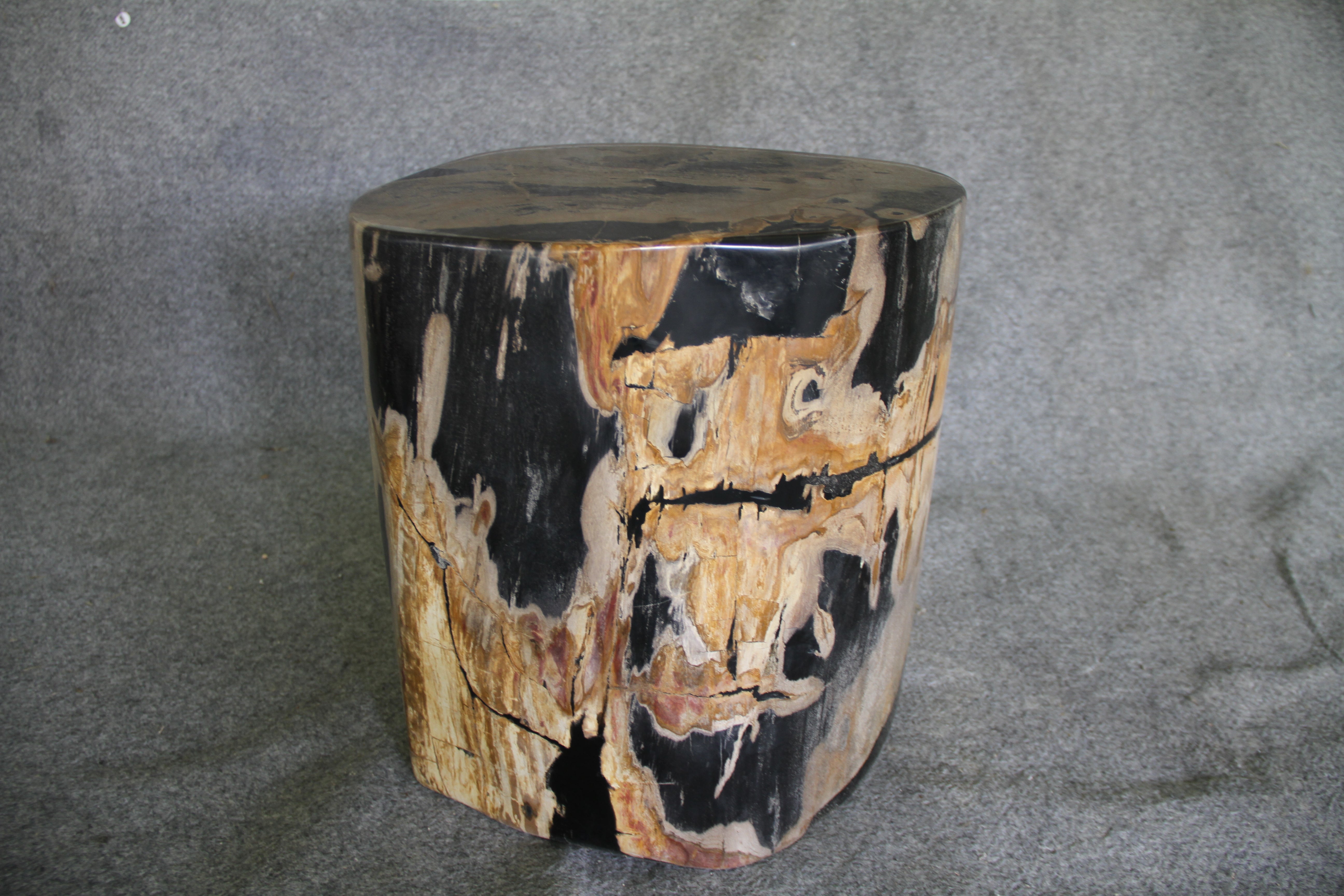  Petrified Wood Log Stool 18in(h)x 16in x 13in - 1005.21 