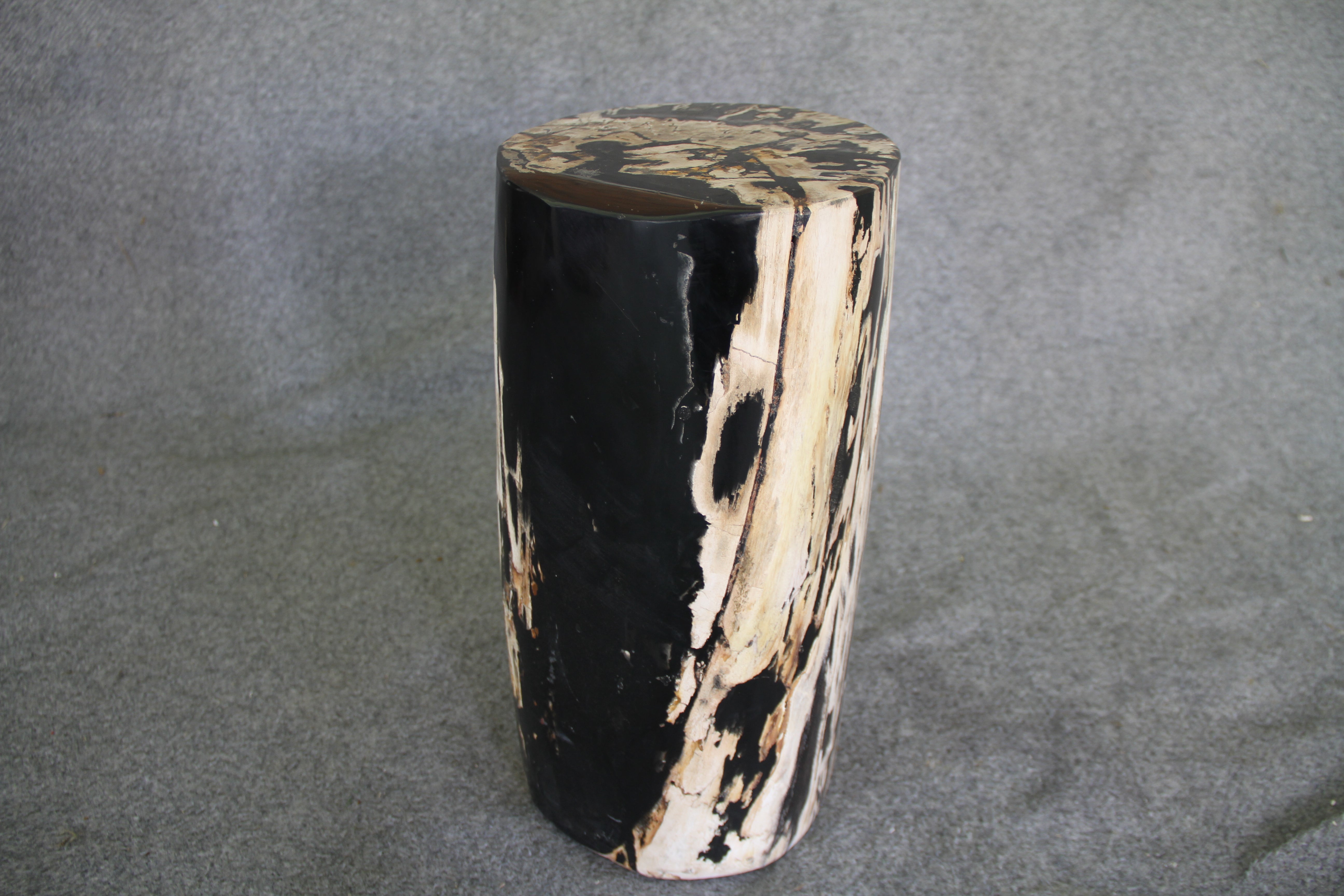  Petrified Wood Log Stool 10 x 9 x 16.5 - 108.21 