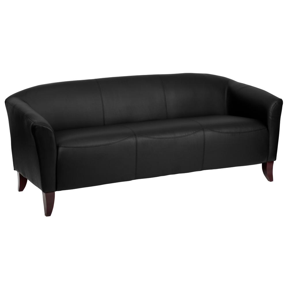  Hercules Imperial Series Black Leathersoft Sofa By Flash Furniture 