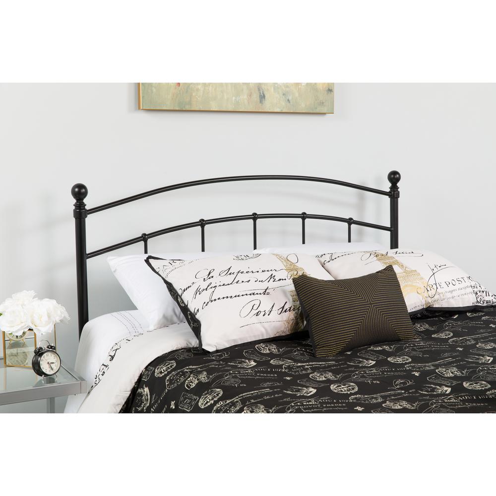  Woodstock Decorative Black Metal Full Size Headboard By Flash Furniture 