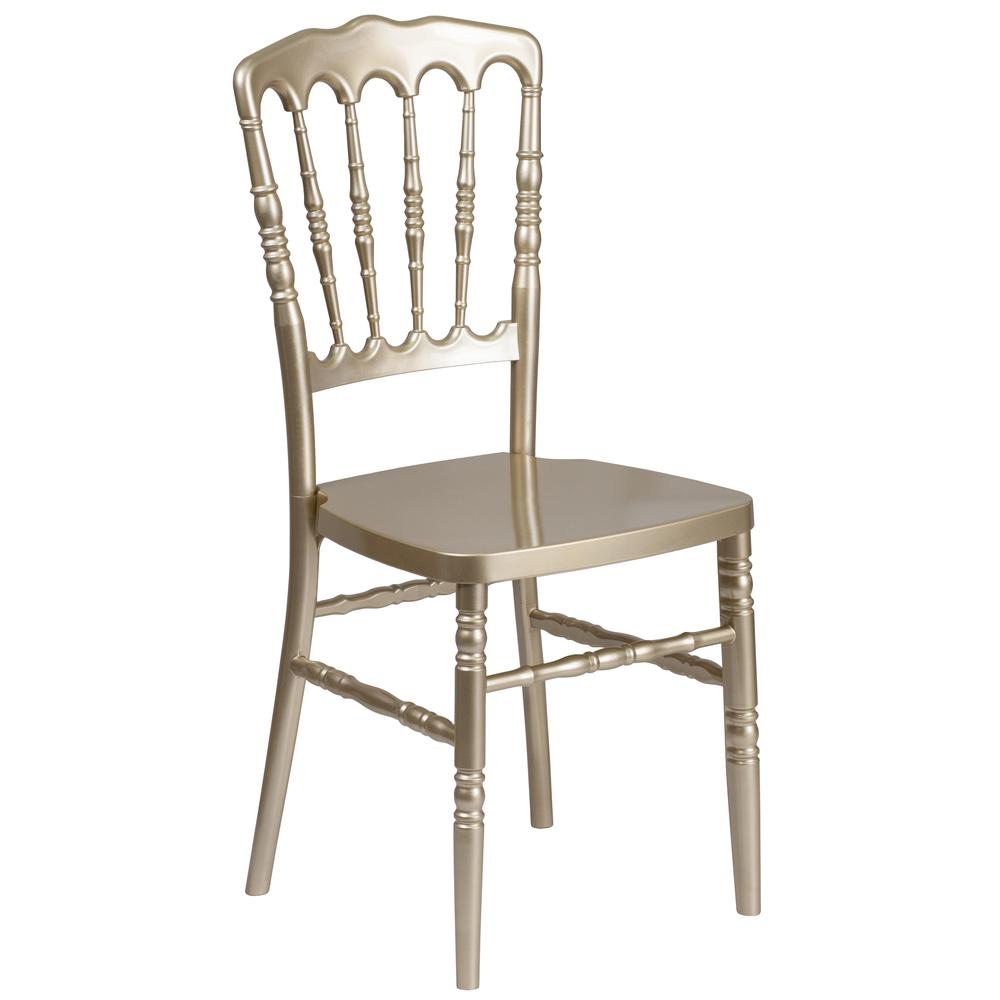  Hercules Series Gold Resin Stacking Napoleon Chair By Flash Furniture 