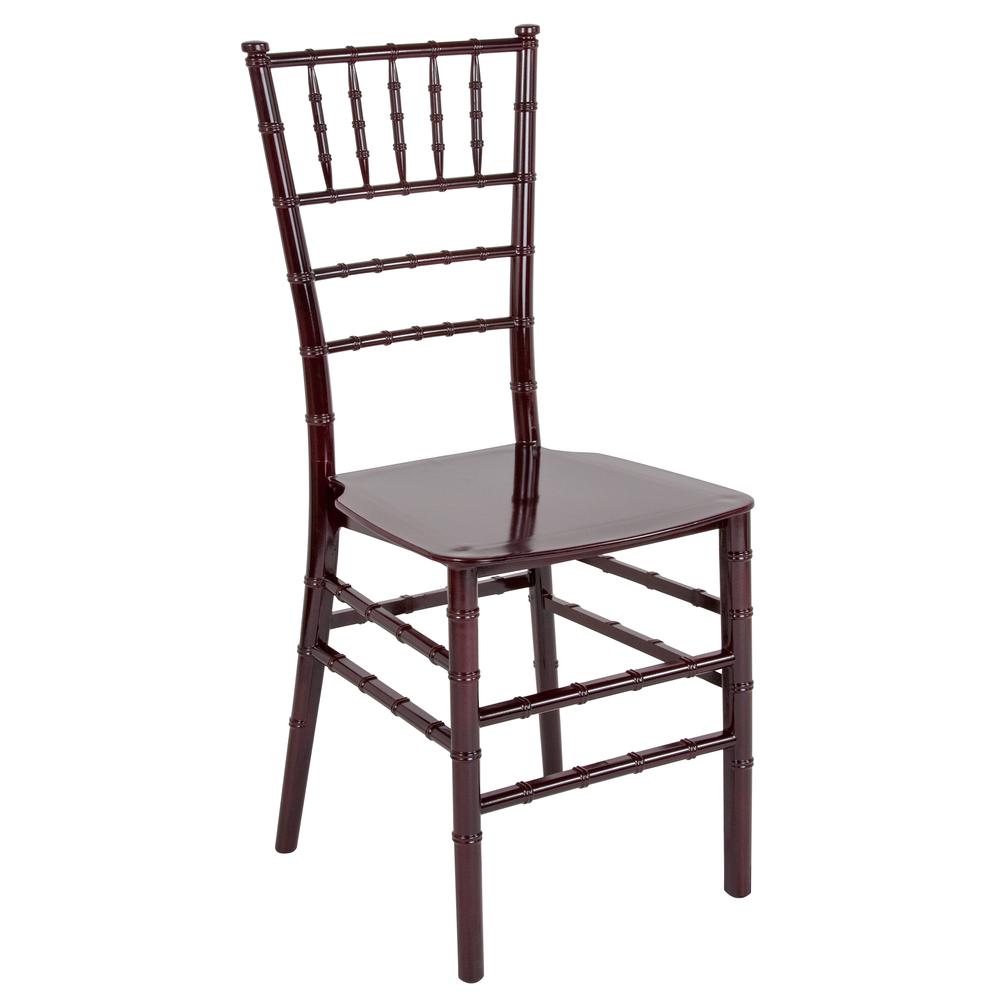  Hercules Series Mahogany Resin Stacking Chiavari Chair By Flash Furniture 