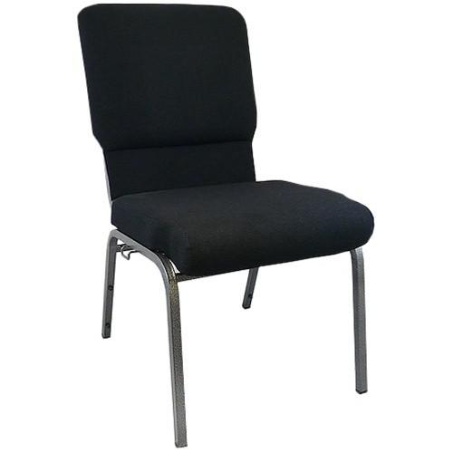  Advantage Black Church Chairs 18.5 In. Wide By Flash Furniture 