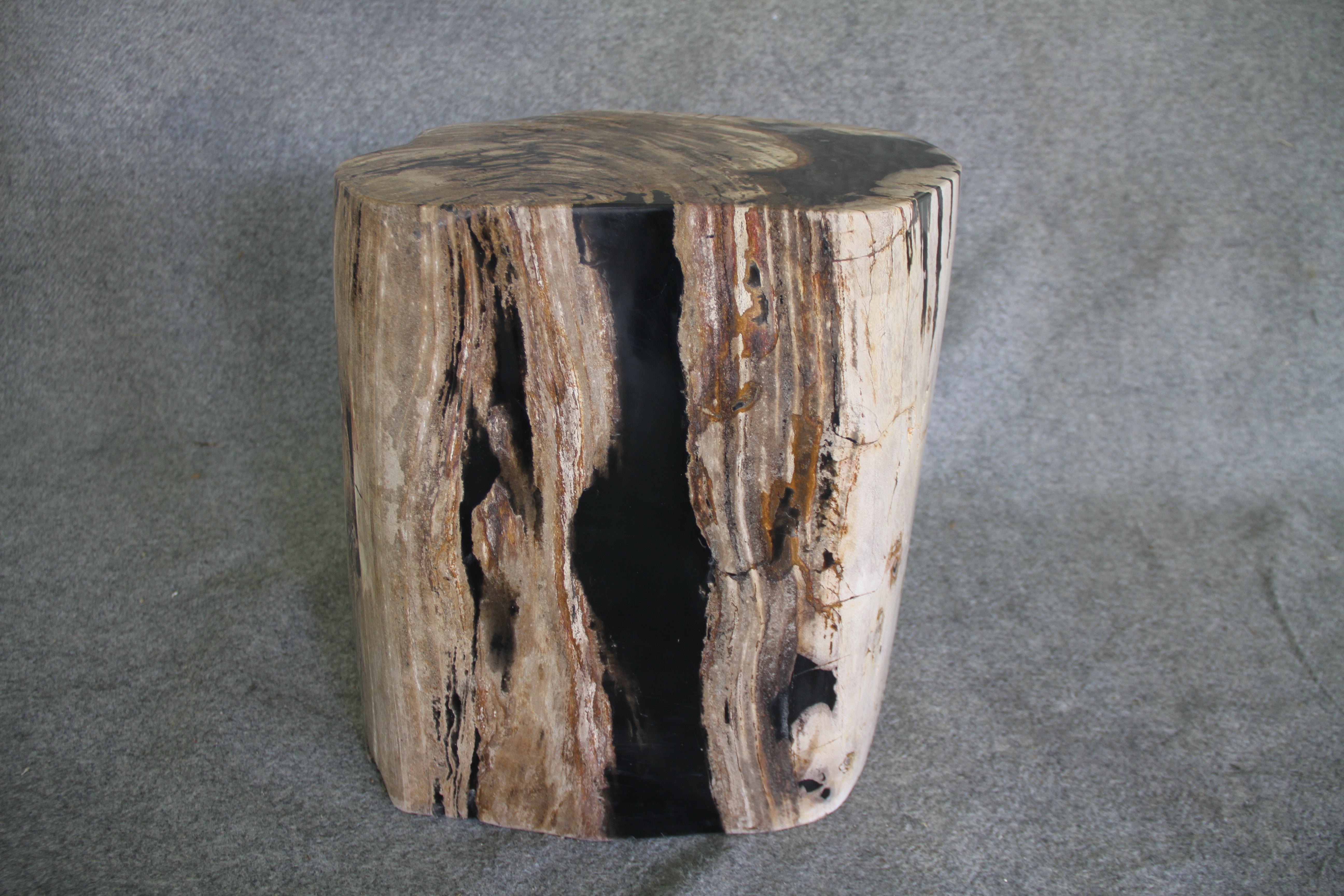  Petrified Wood Log Stool 18in (h) x 15in x 13in - 1123.22 