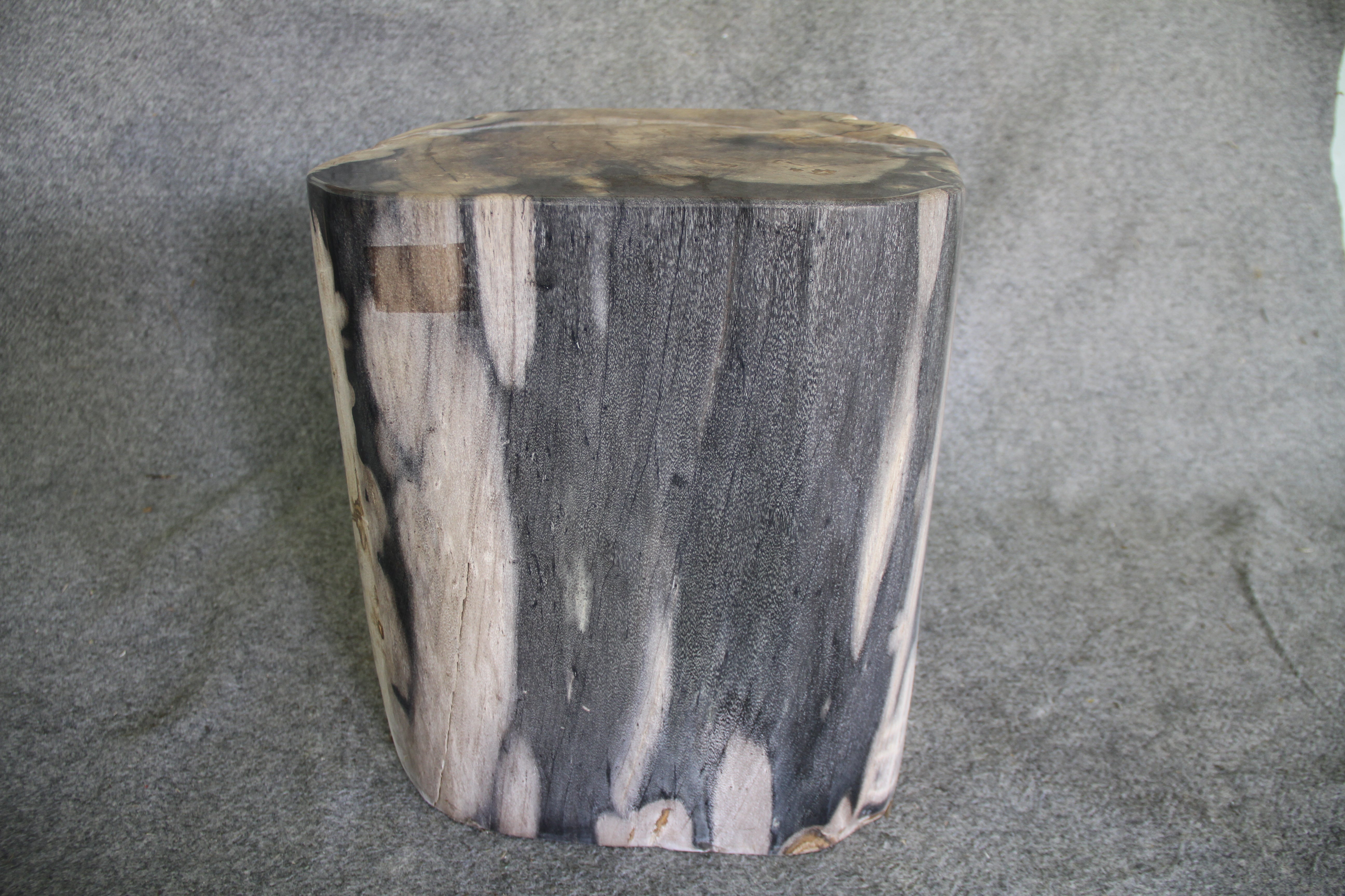  Petrified Wood Log Stool 18in (h) x 15in x 14in - 1223.22 