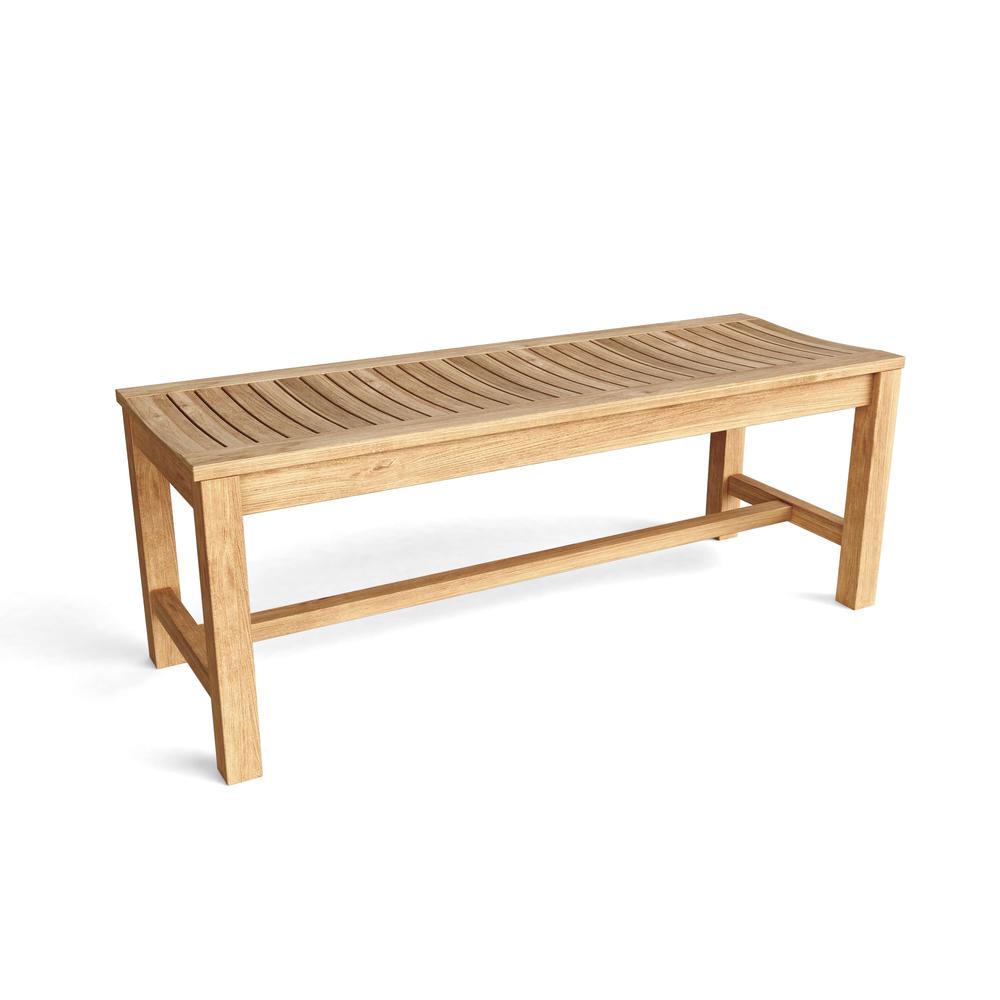  Casablanca 2-Seater Backless Bench By Anderson Teak 