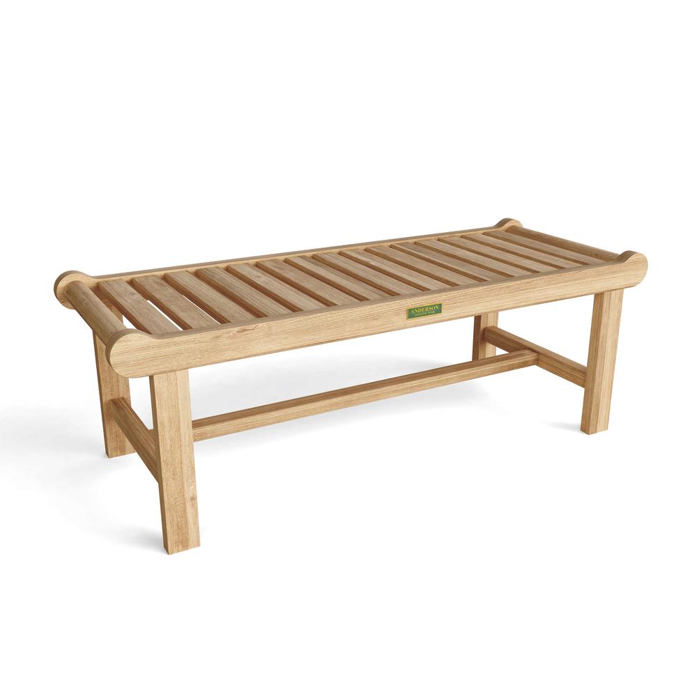  Cambridge 2-Seater Backless Bench By Anderson Teak 