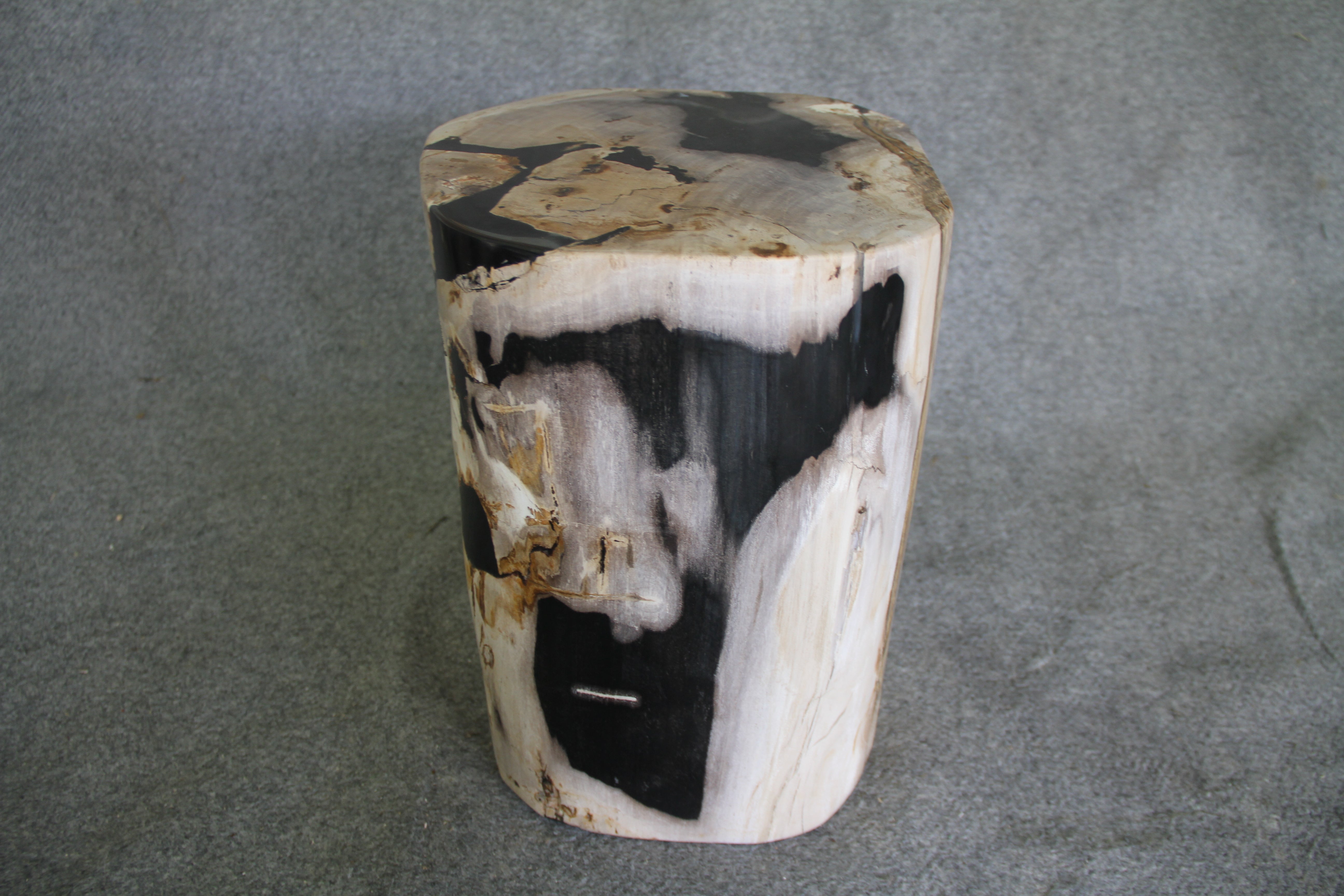  Petrified Wood Log Stool 16in(h) x 13in x 12in - 1534.22 