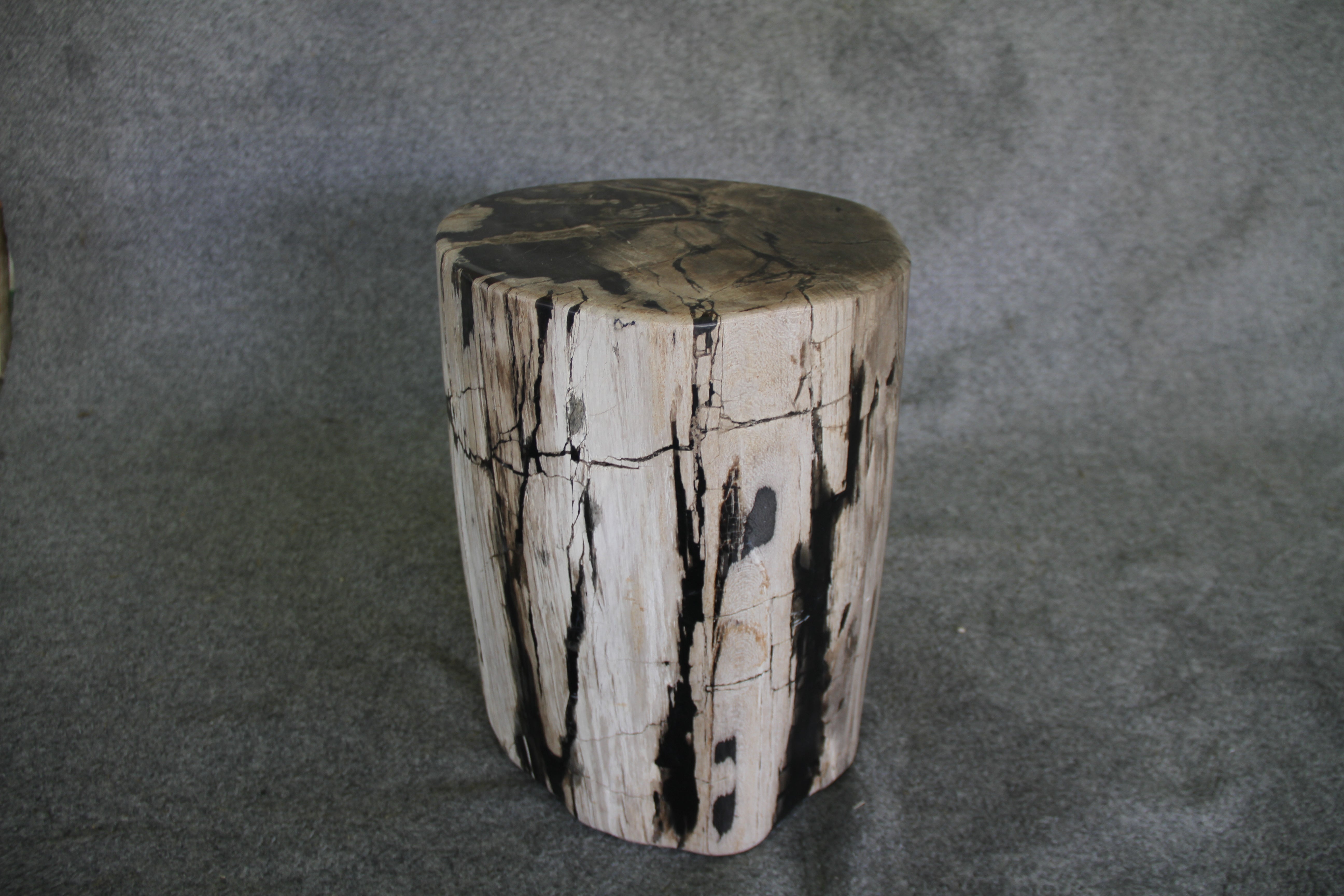  Petrified Wood Log Stool 11" x 11" 16" 1682.21 