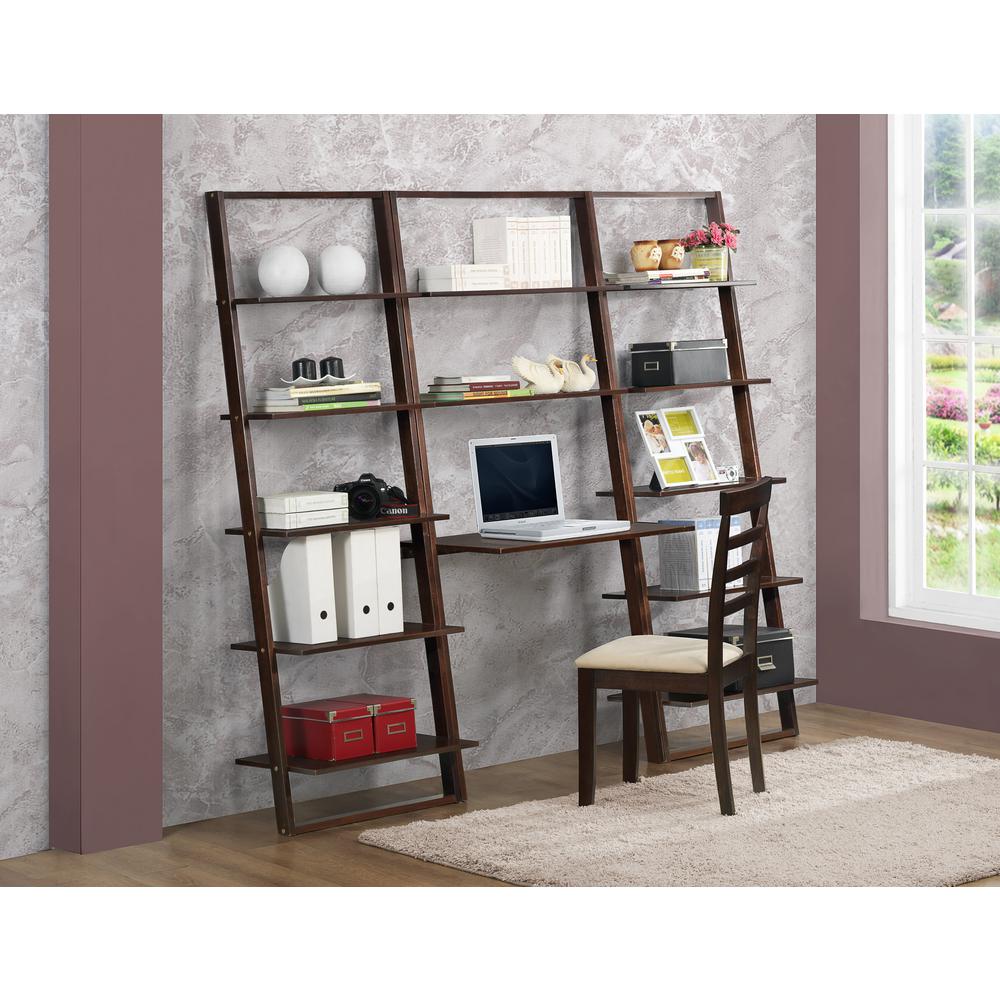  1 Arlington Desk, 2 Arlington Wall Bookcases By 4D Concepts 