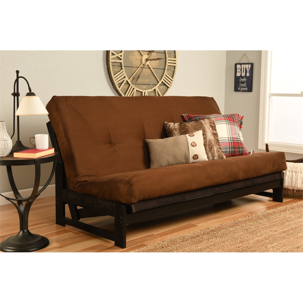  Aspen Frame Reclaim Mocha Finish Suede Chocolate Mattress By Kodiak 