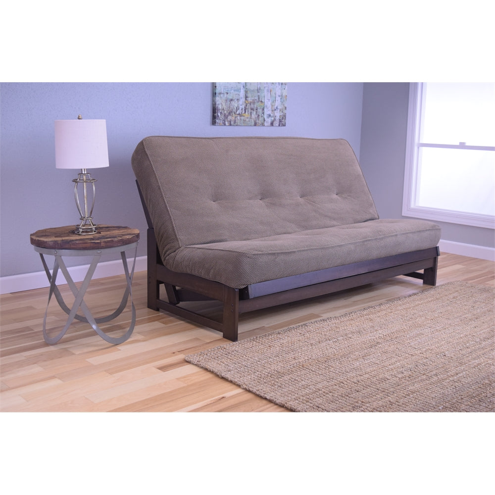  Aspenframe Reclaim Mocha Finish Marmont Mocha Mattress By Kodiak 