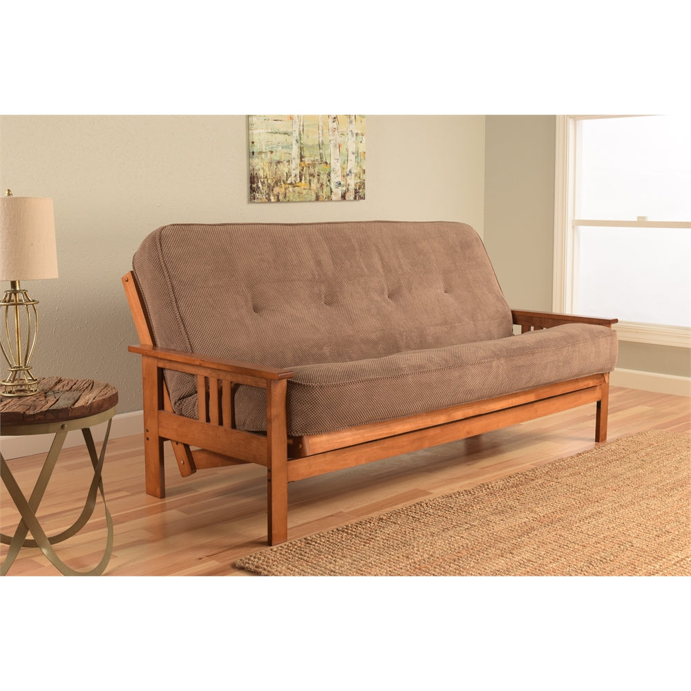  Monterey Frame Barbados Finish Marmont Mocha Mattress By Kodiak 