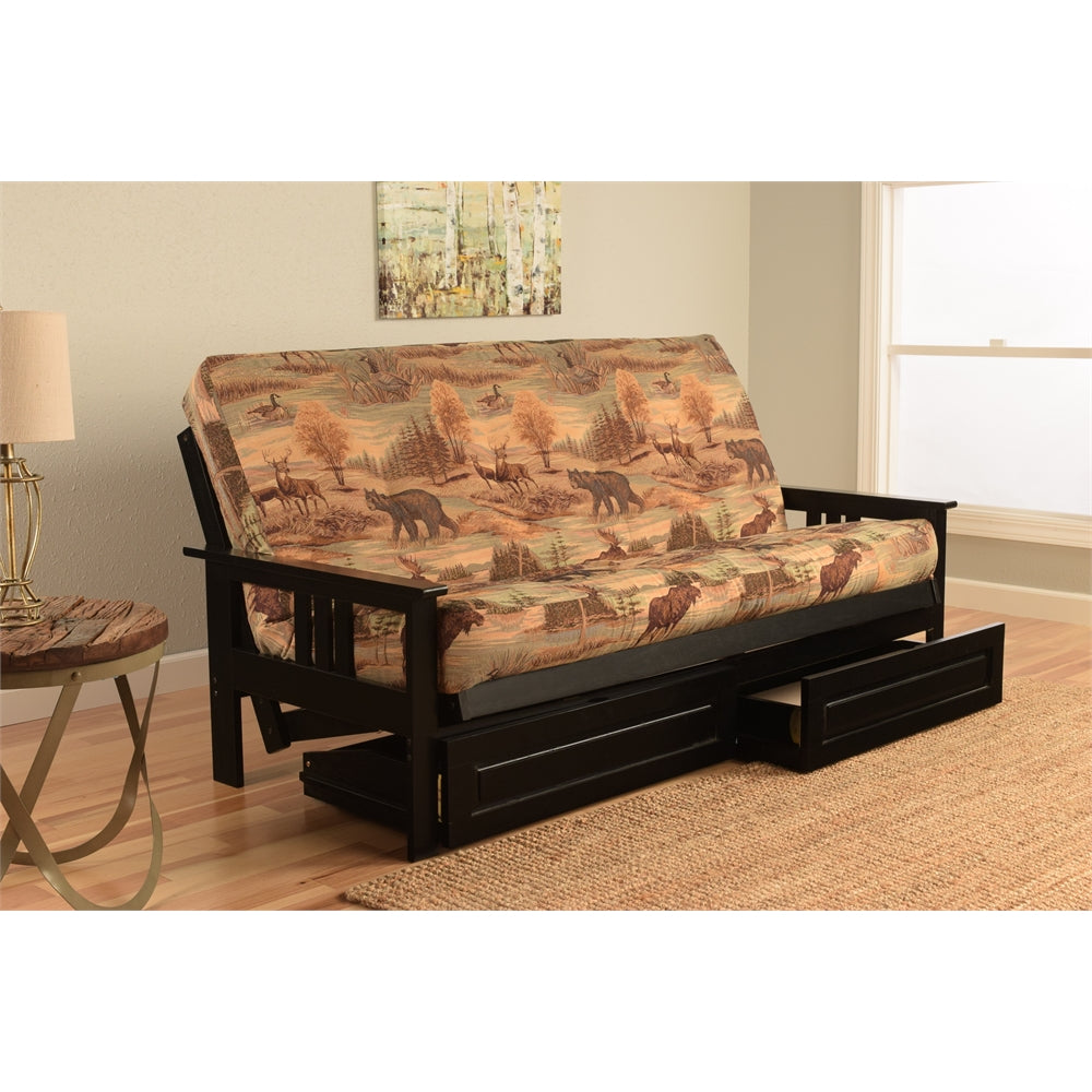  Monterey Frame Black Finish Canadian Mattress Storage Drawers By Kodiak 